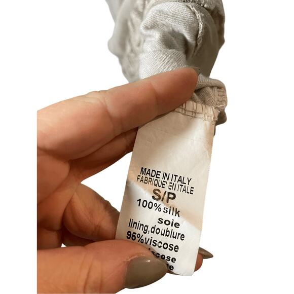 Stella Rosa Italy LaceTank Top Silk Beige Boho  Closet Staple Coquette Small - Picture 8 of 9